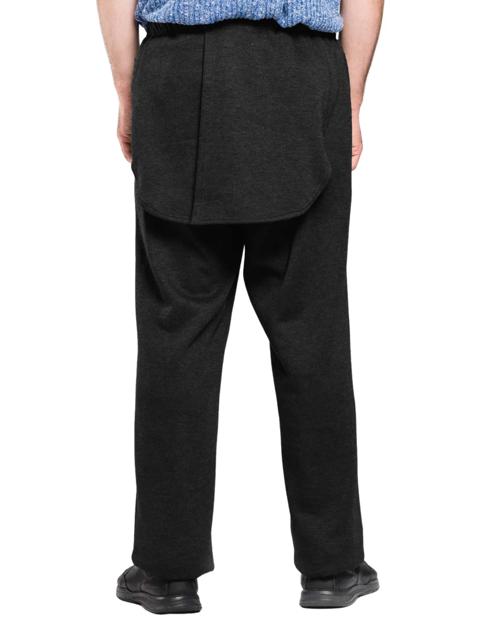 Adaptive Men's Cozy Knit Open Back Pants - Set of 3