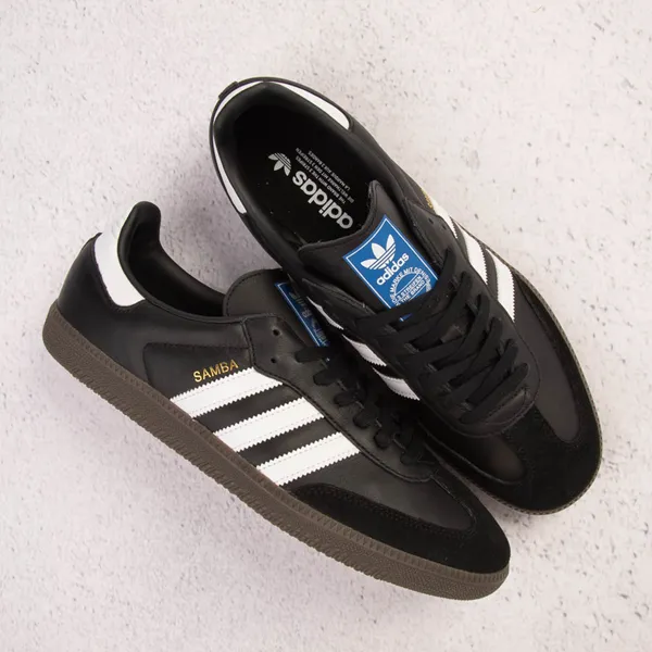 Adidas Samba OG Athletic sneakers, black/white