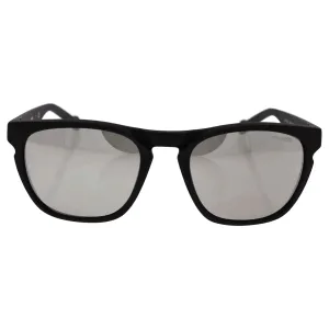 Arnette Groove Rectangular Sunglasses, Black, 55 mm