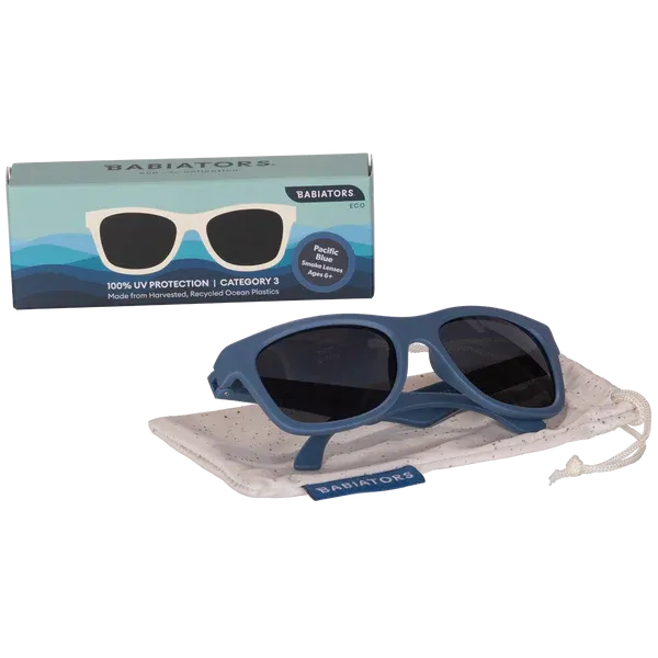 Babiators  Eco Line Navigators - Pacific Blue with Smoke Lenses