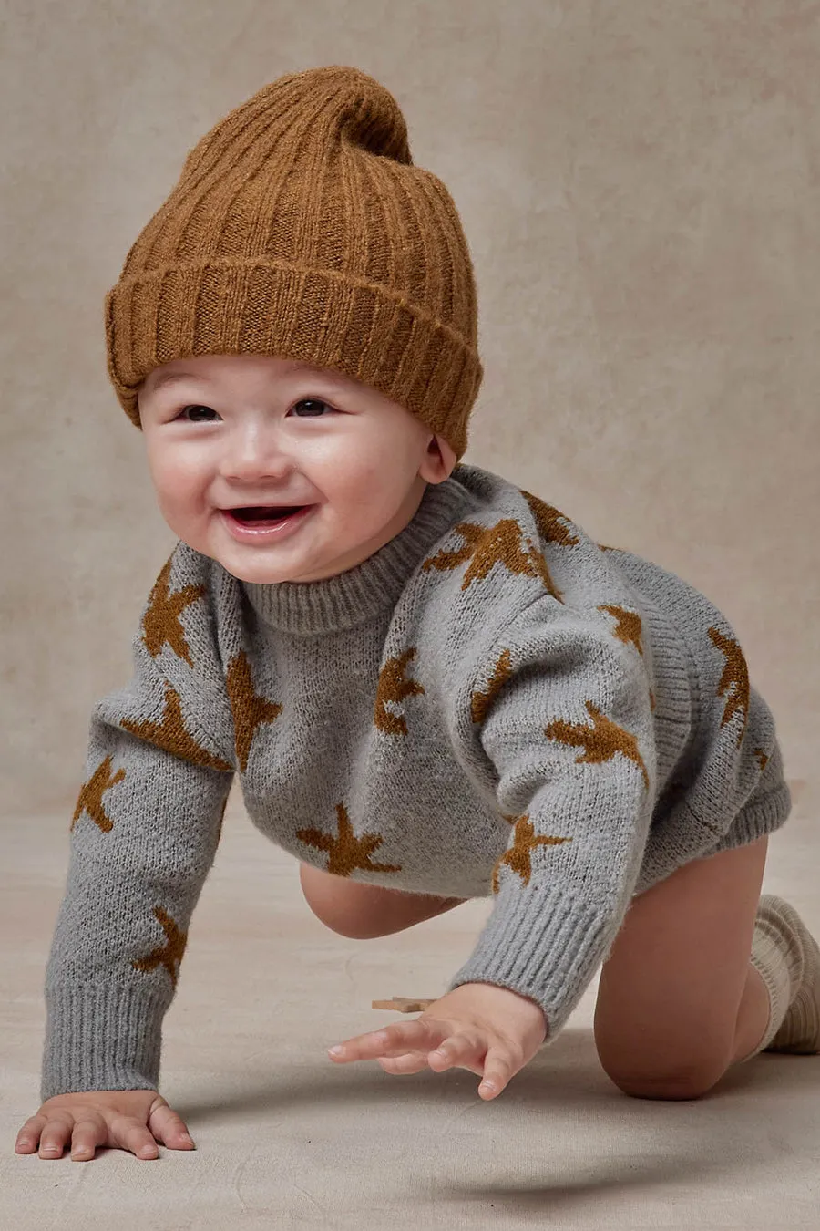 Baby Sweater Rylee   Cru Knit Stars