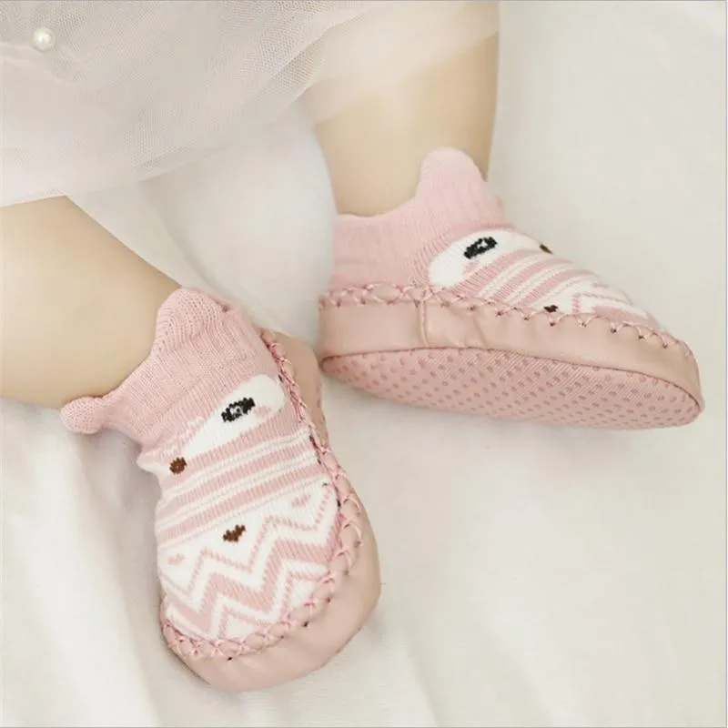 Baby Unisex Rubber Soft Anti Slip Soles Socks