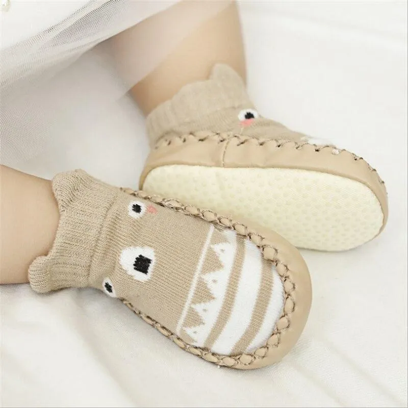 Baby Unisex Rubber Soft Anti Slip Soles Socks