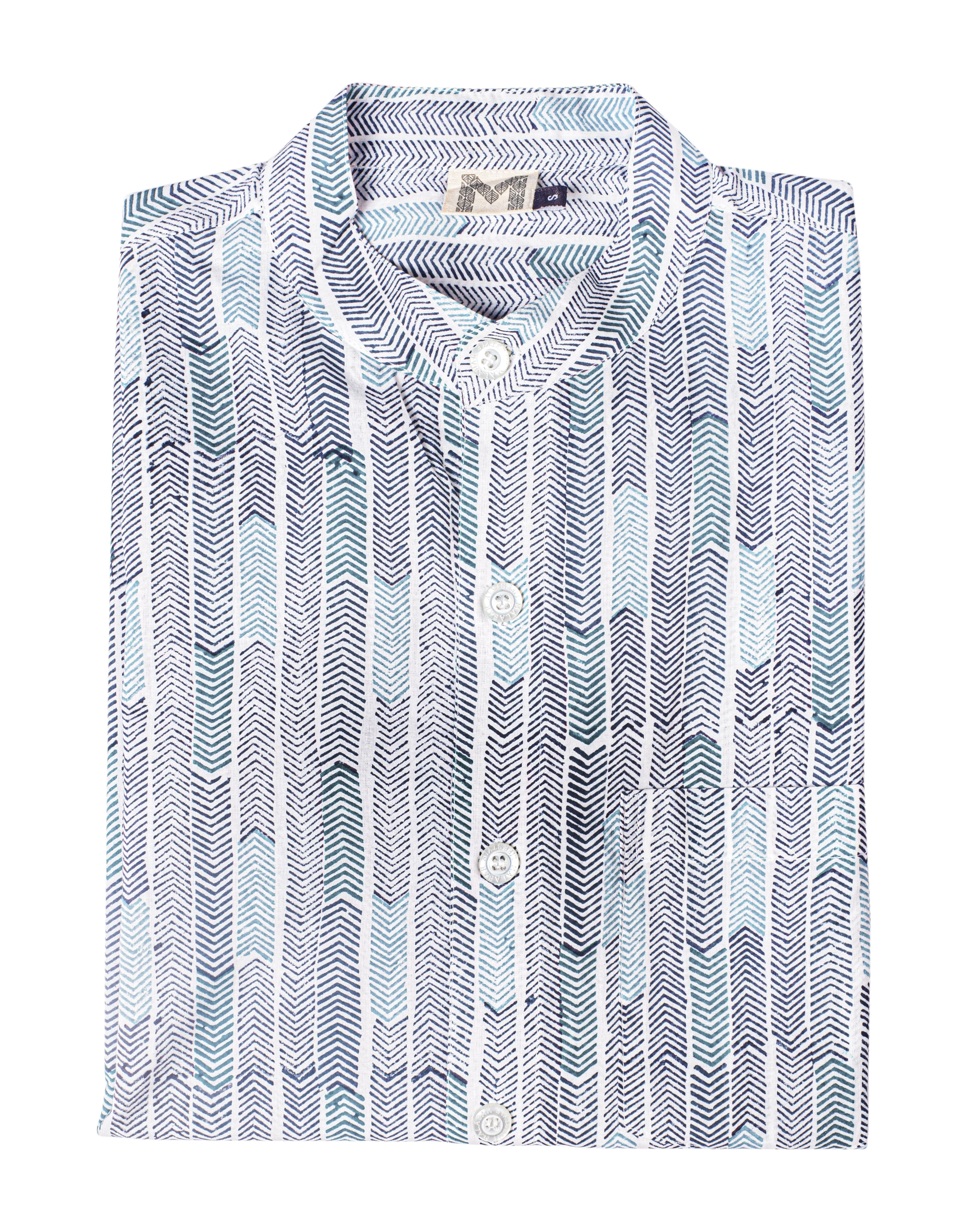 Block Printed Shirts for Men