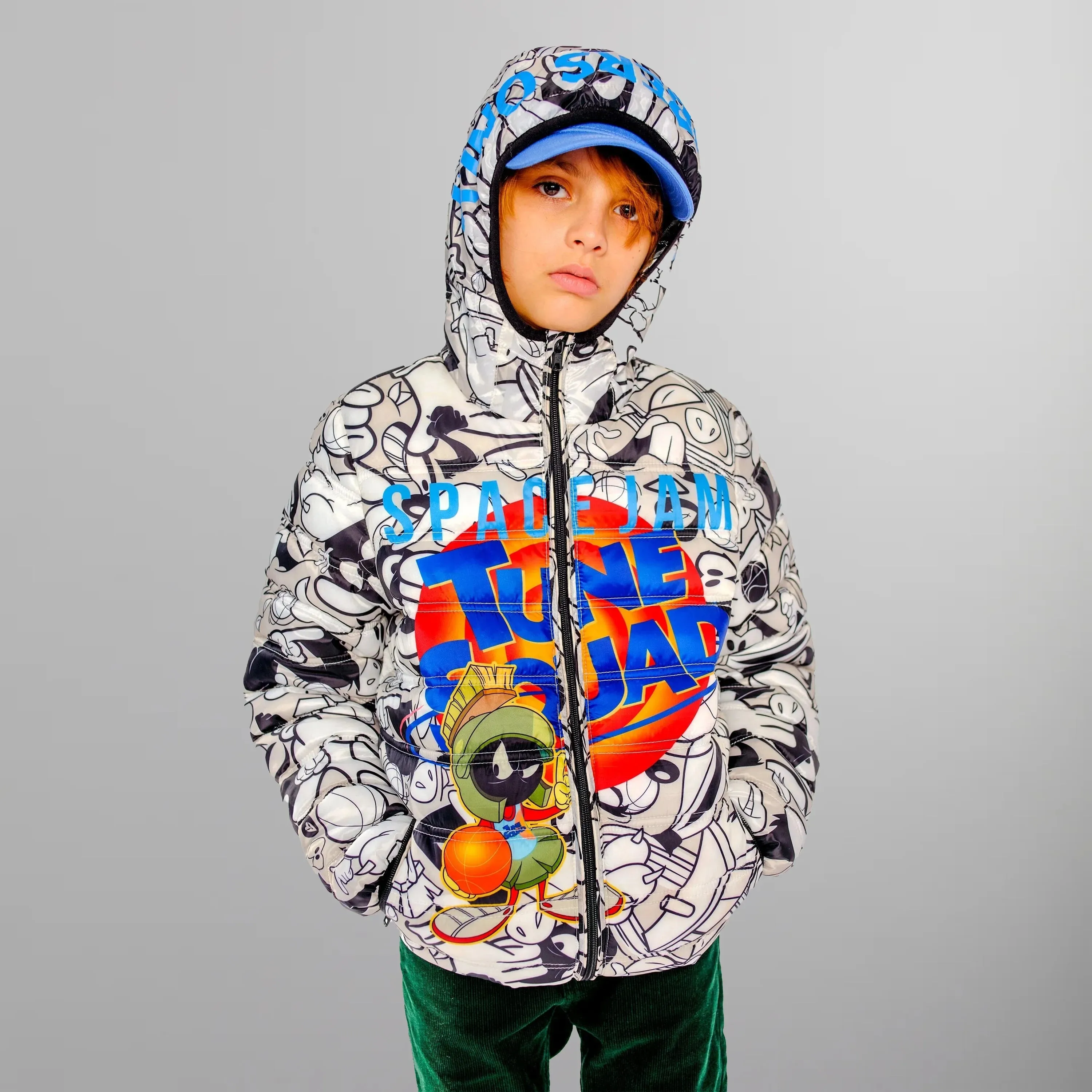 Boy's Packable Tune Squad Midweight Jacket - FINAL SALE