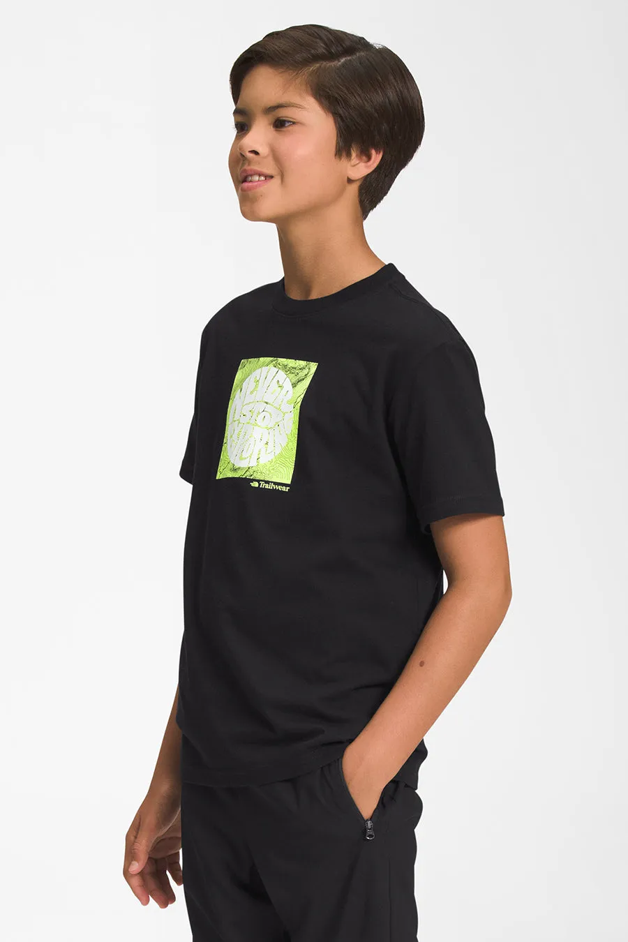 Boys T-Shirt North Face Never Stop Exploring T-Shirt