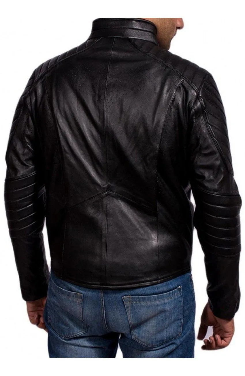 Bruce Wayne Batman Begins Leather Jacket