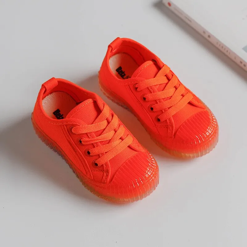 Casual Animal Print Canvas Soft Sole Cool Shoes For Kids