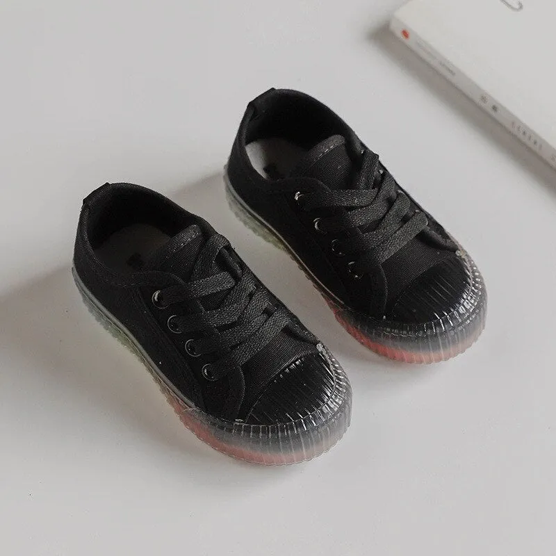 Casual Animal Print Canvas Soft Sole Cool Shoes For Kids