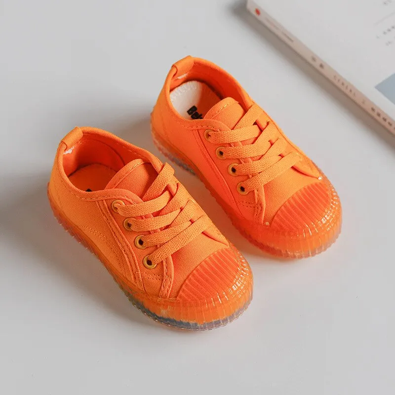 Casual Animal Print Canvas Soft Sole Cool Shoes For Kids