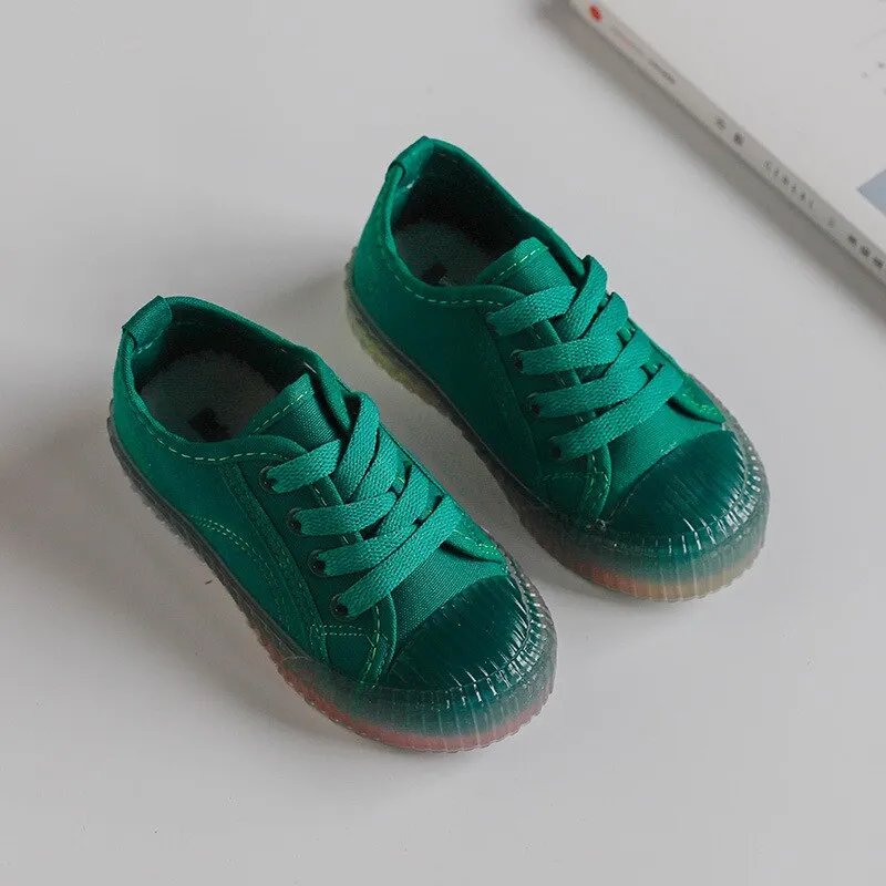 Casual Animal Print Canvas Soft Sole Cool Shoes For Kids