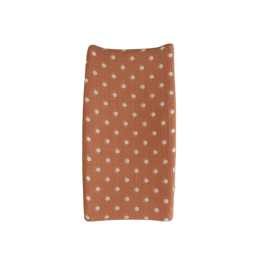 Cotton Muslin Change Pad Cover, Sunshine