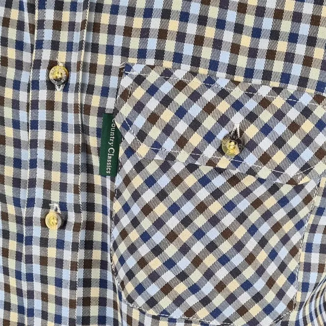 Country Classics Mens Short Sleeve Check Shirt - Highclere