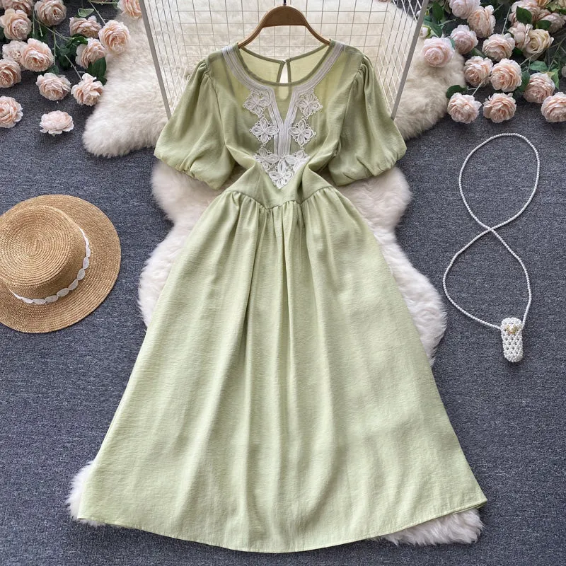 Cute A line short dress fashion girl dress    S356