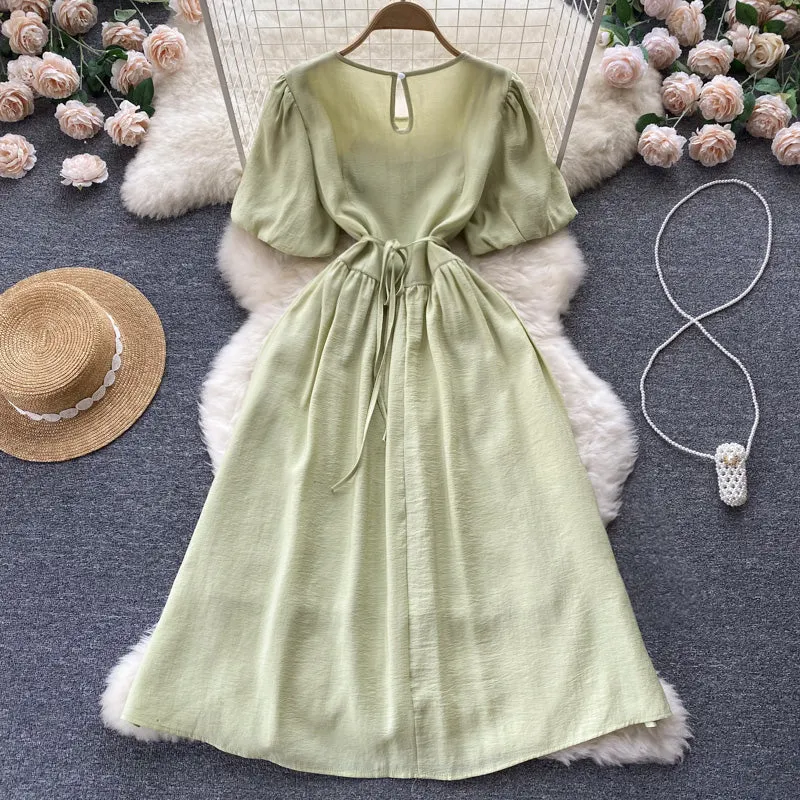 Cute A line short dress fashion girl dress    S356