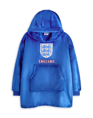 England Football Boys Blue Blanket Hoodie