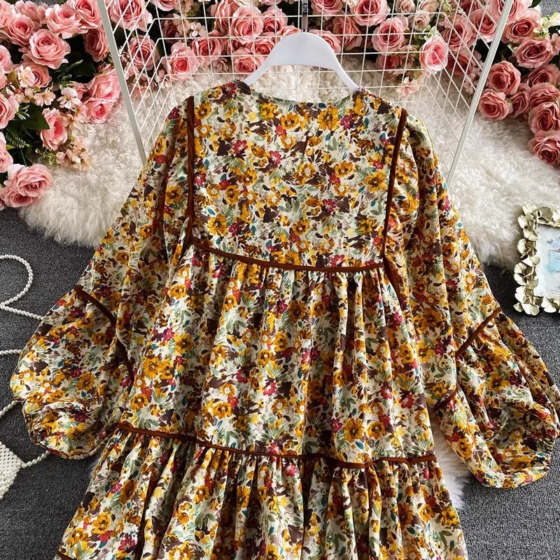 floral dress new skirt     S4002