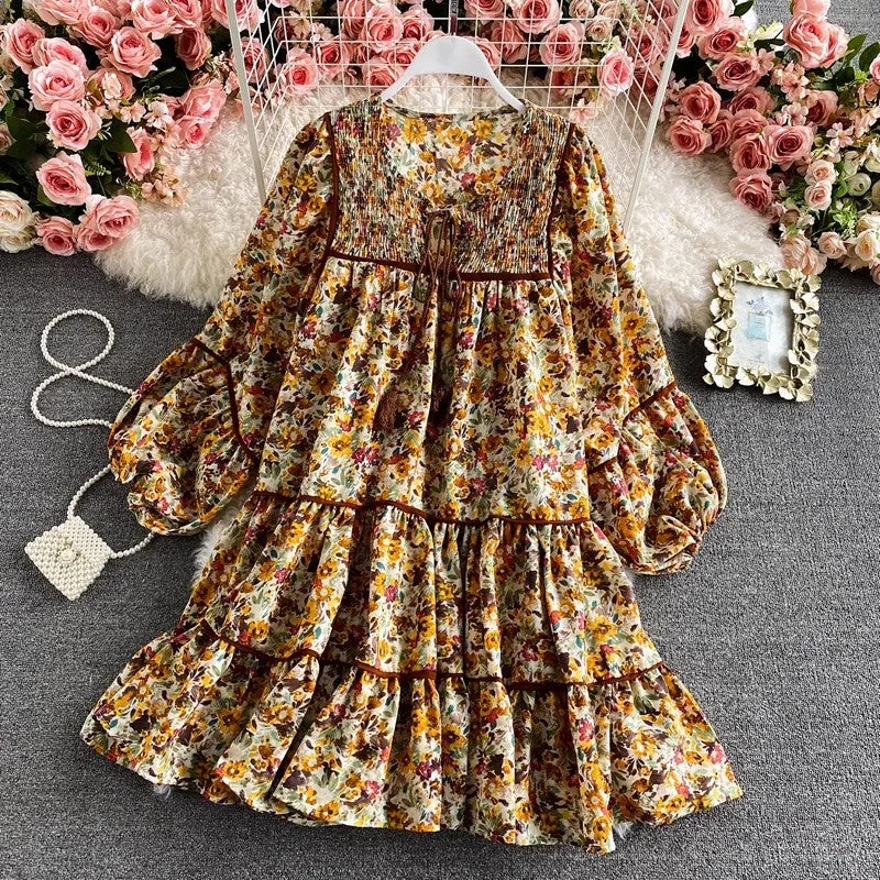 floral dress new skirt     S4002