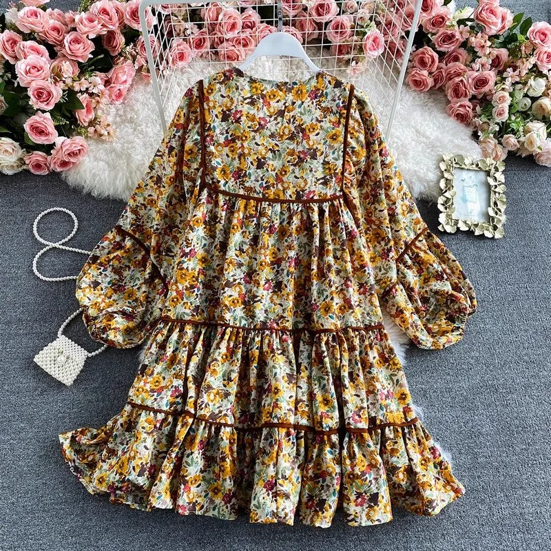 floral dress new skirt     S4002