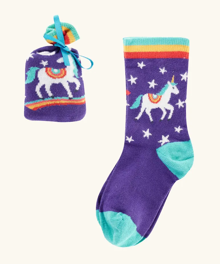 Frugi Cosmic Unicorn Super Socks In A Bag