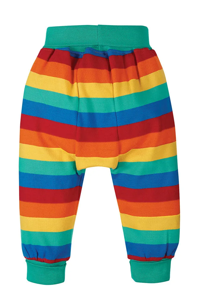 Frugi Parsnip Rainbow Stripe Pants