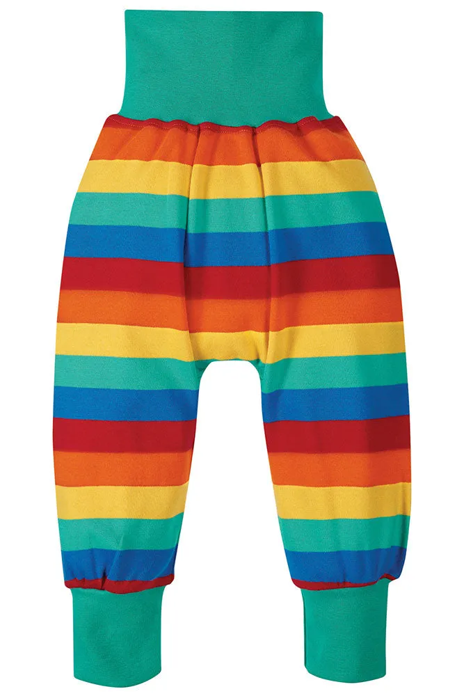 Frugi Parsnip Rainbow Stripe Pants