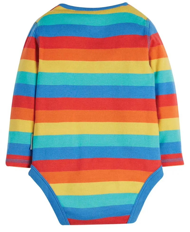 Frugi Rainbow Stripe Favourite LS Body