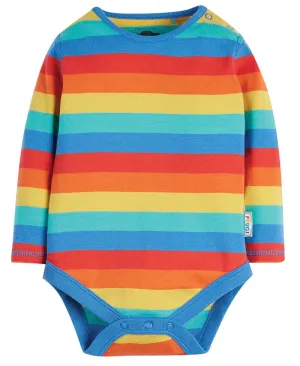 Frugi Rainbow Stripe Favourite LS Body