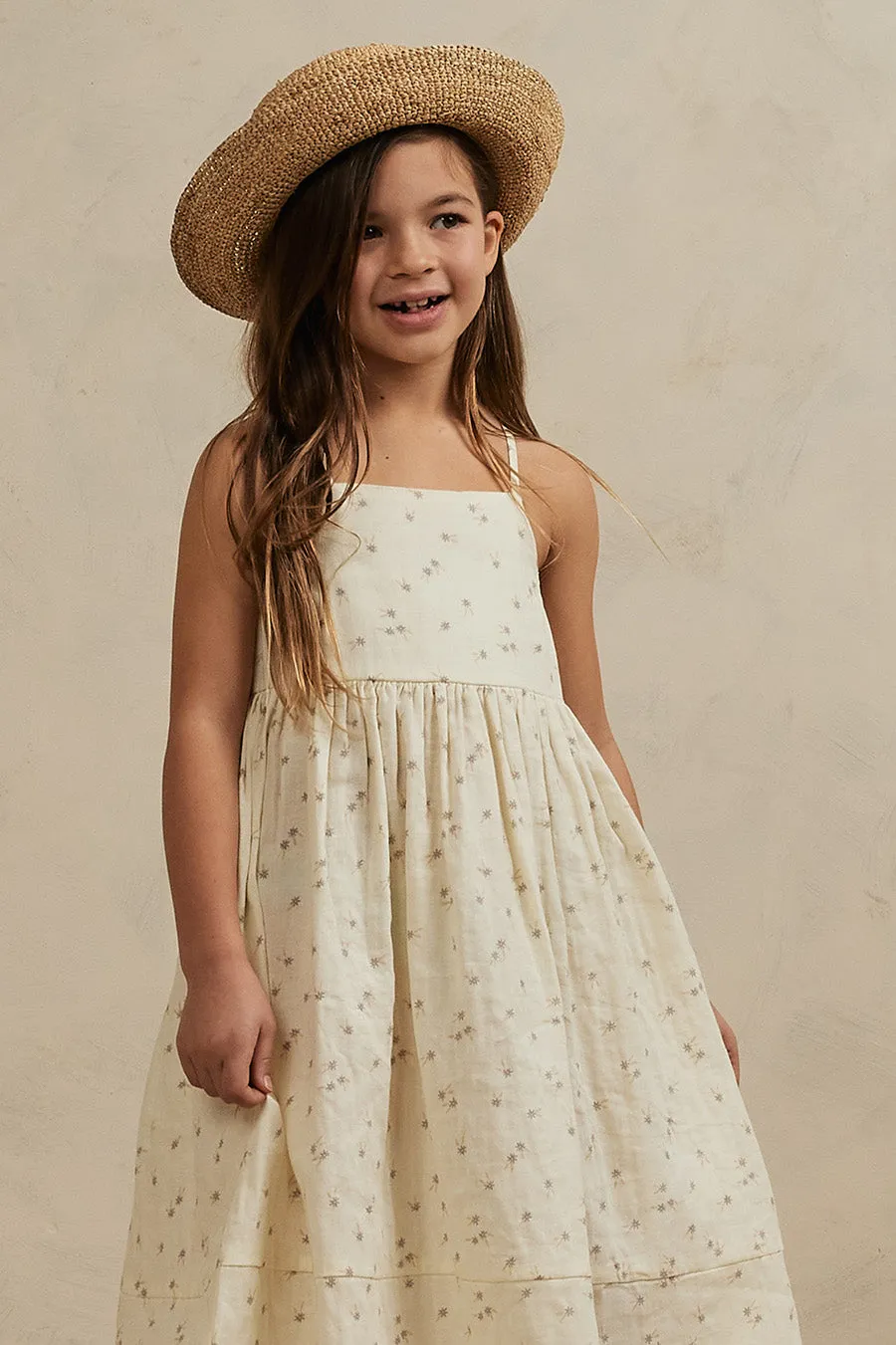 Girls Dress Rylee   Cru Ava Blue Daisy