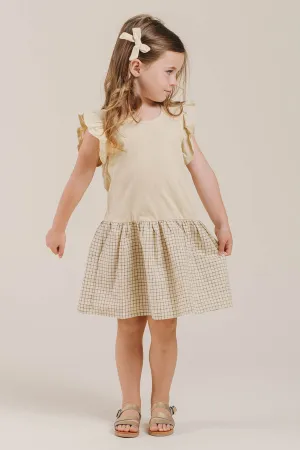 Girls Dress Rylee   Cru Grid Coury