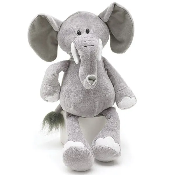 Gray Elephant Jungle Plush Animal