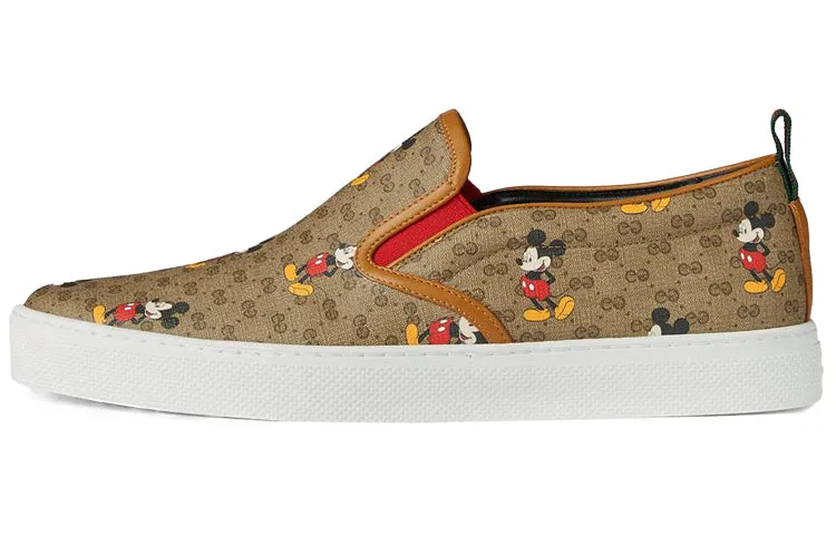 Gucci Skateboarding Men Sneakers, Brown/White