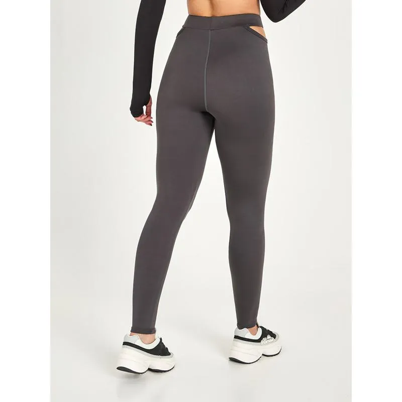 High-Waisted Yoga Slimming Sports High Elastic Hollowed-Out Sports Leggings