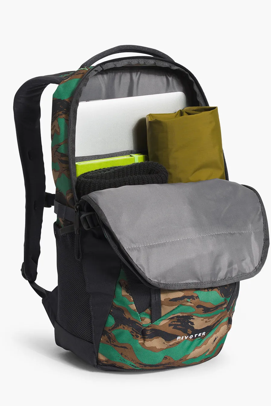 Kids Backpack North Face Pivoter Deep Grass Camo