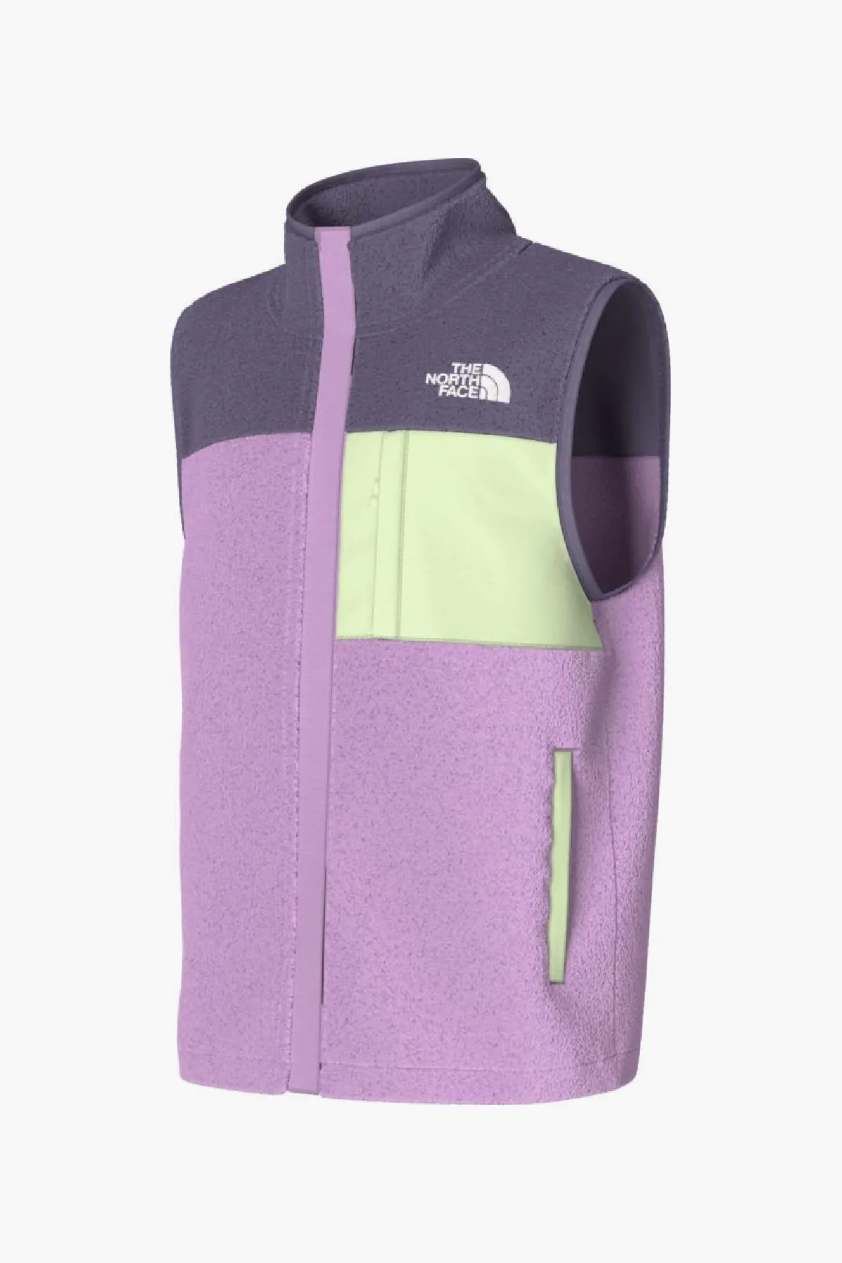 Kids Fleece Vest North Face Mashup Lupine