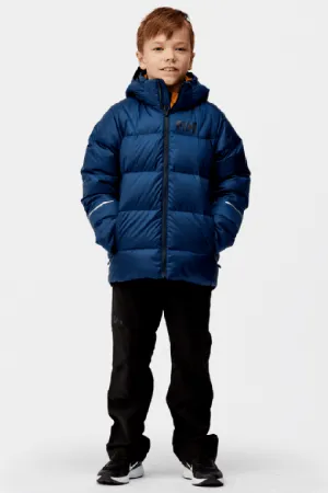 Kids Jacket Ski Helly Hansen Isfjord Down Ocean