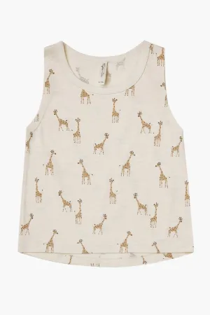 Kids Shirt Rylee   Cru Tank Giraffes