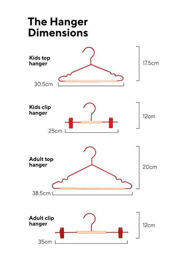 Kids Top Hangers In Poppy