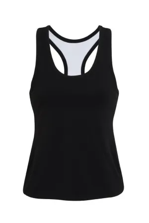 Ladies Sport Singlet - Black