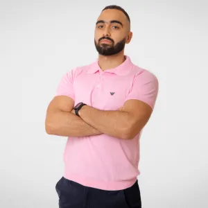 Men Polo T-shirt - Slim Fit - Pink