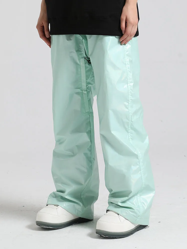 Men's Green Dazzling Ski Pants