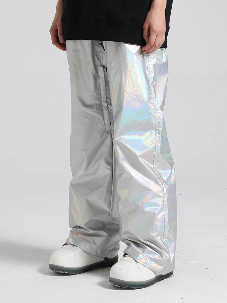 Men's Green Dazzling Ski Pants