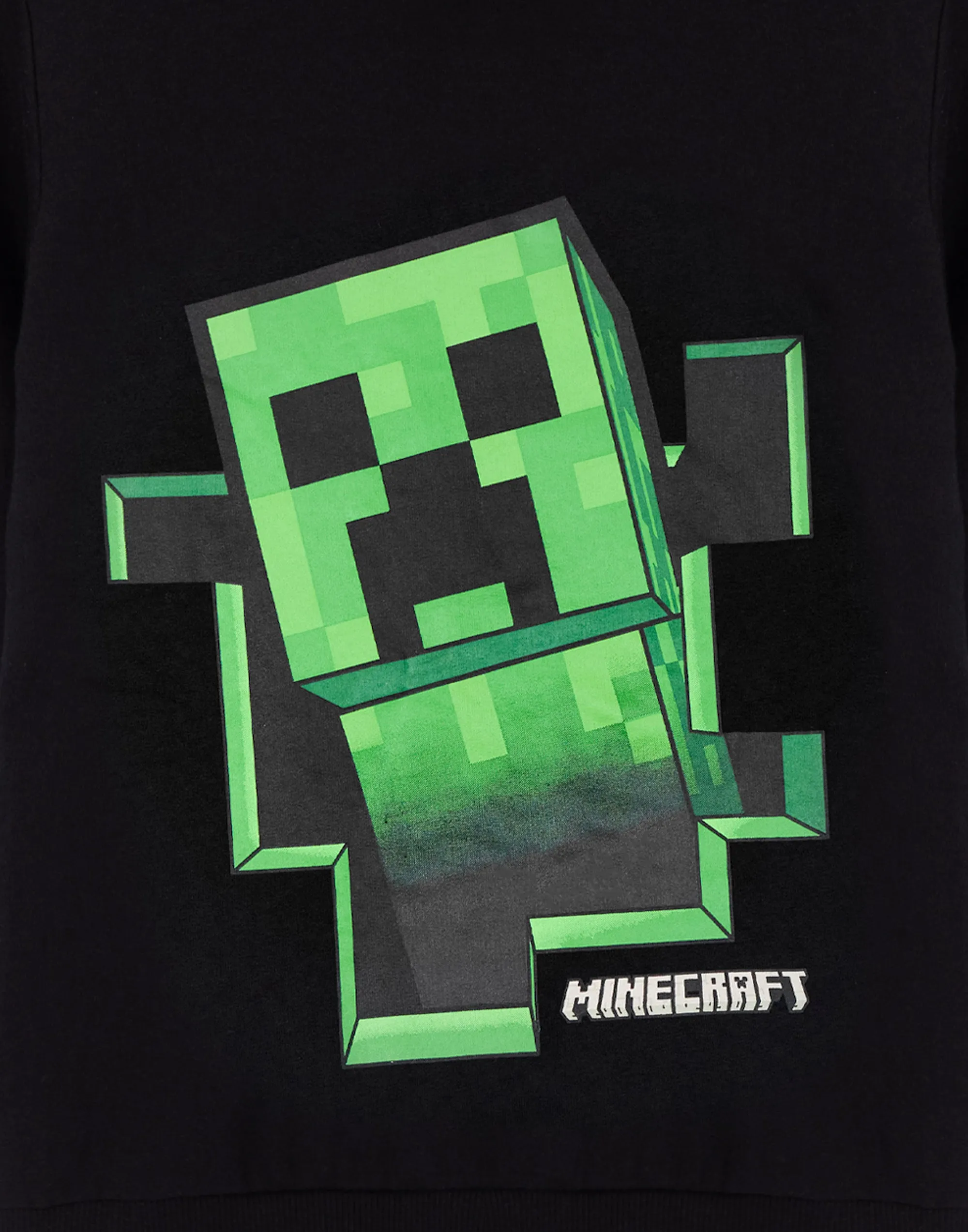 Minecraft Boys Hooded Creeper Sweatshirt