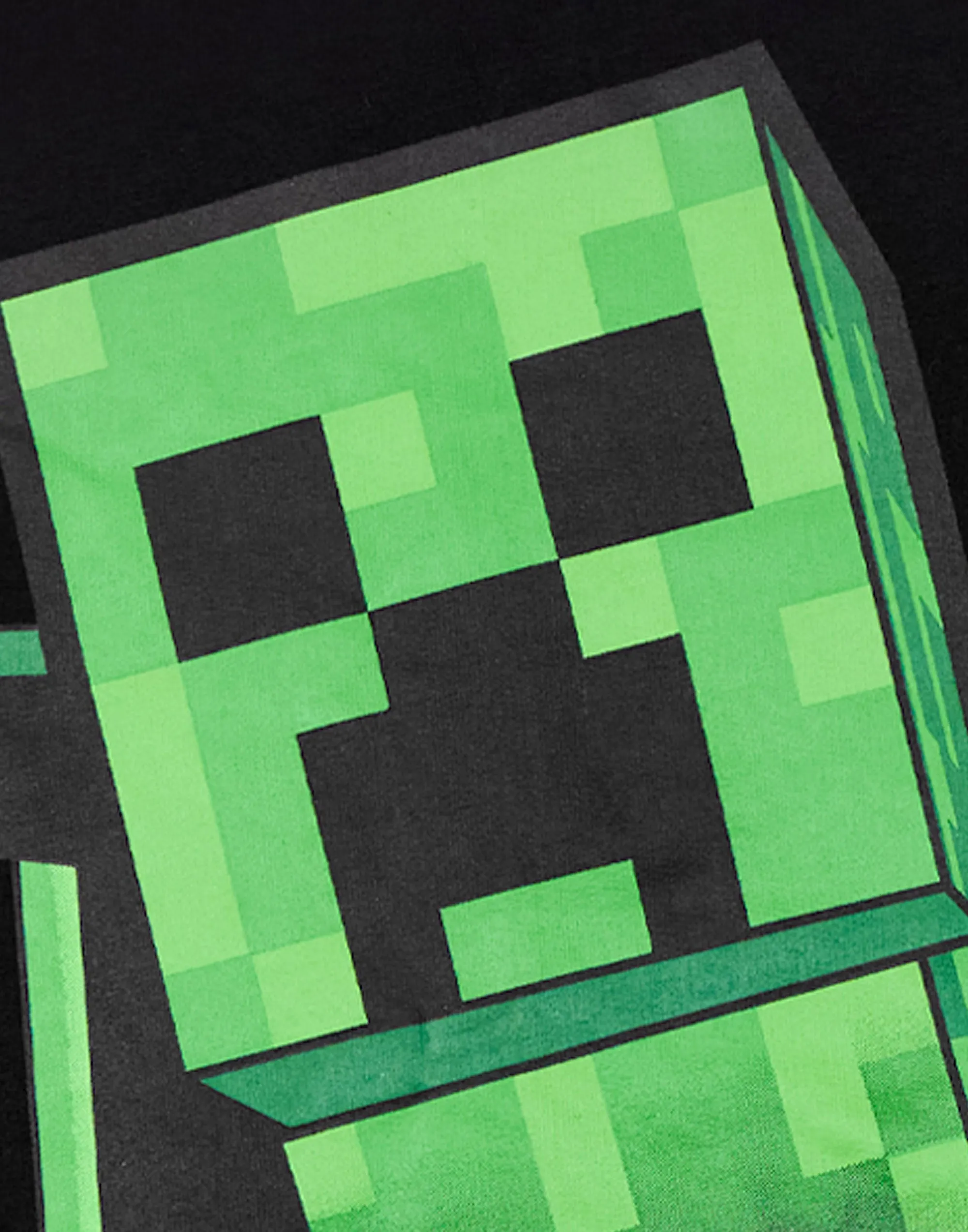 Minecraft Boys Hooded Creeper Sweatshirt