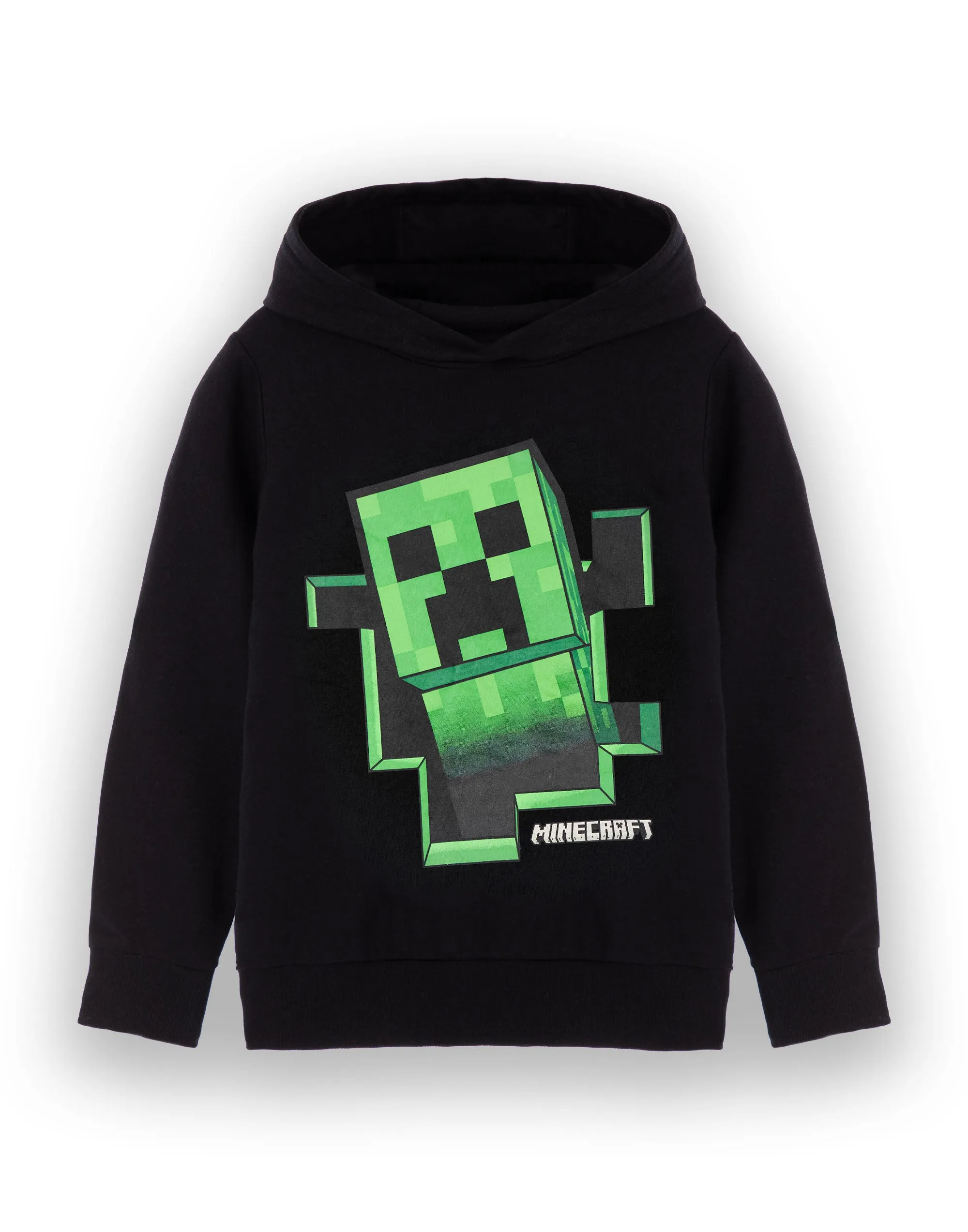 Minecraft Boys Hooded Creeper Sweatshirt