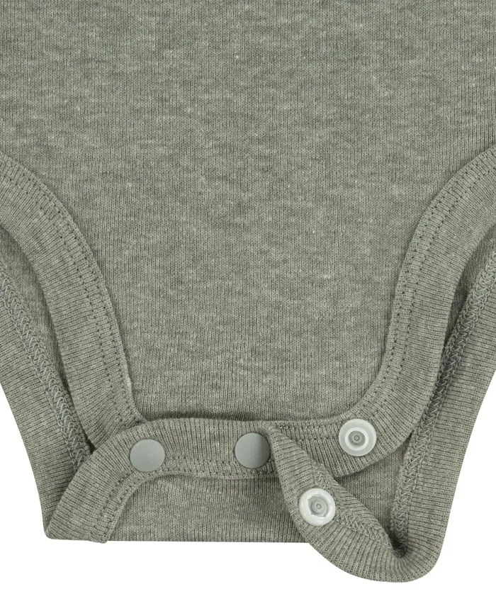 Mini Me Essential bodysuit for boys and girls, 3 pcs. Nike, gray