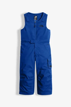 North Face Insulated Bib Kids Snowpant - Bright Cobalt Blue