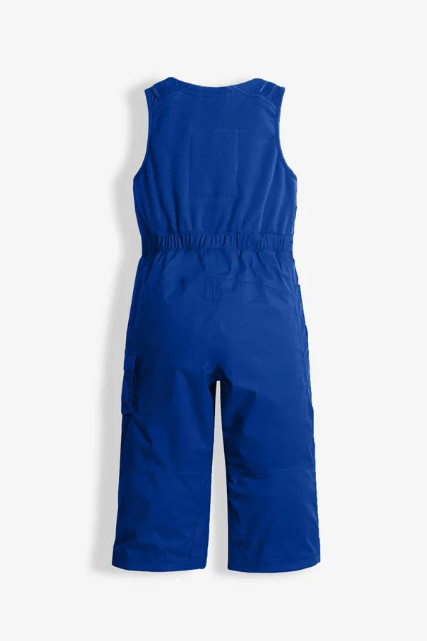 North Face Insulated Bib Kids Snowpant - Bright Cobalt Blue