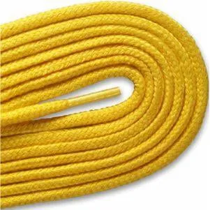 Round Athletic Laces - Yellow (2 Pair Pack) Shoelaces