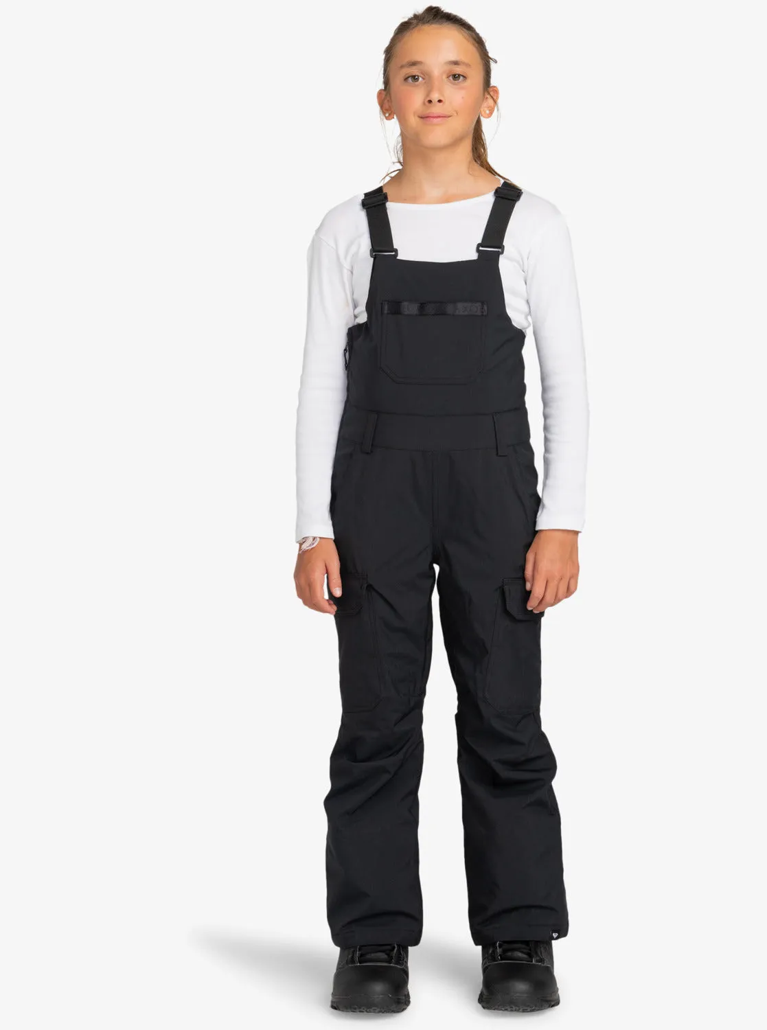 Roxy Non Stop Bib Snow Pants - Youth Girls